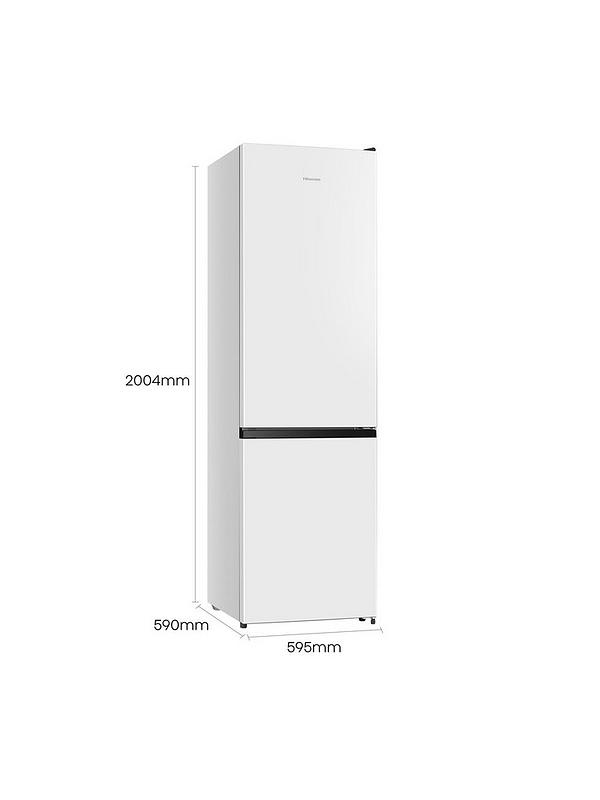 Hisense RB435N4BWE 60cm Wide 70/30 Frost-Free Fridge Freezer - White - Image 6